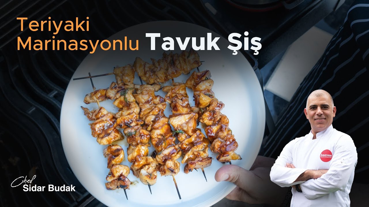 Teriyaki Marinasyonlu Tavuk Şiş Tarifi