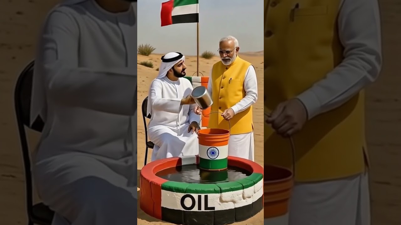 UAE & Iran Oil Crisis: Trump vs Khamenei - AI Funny Video!