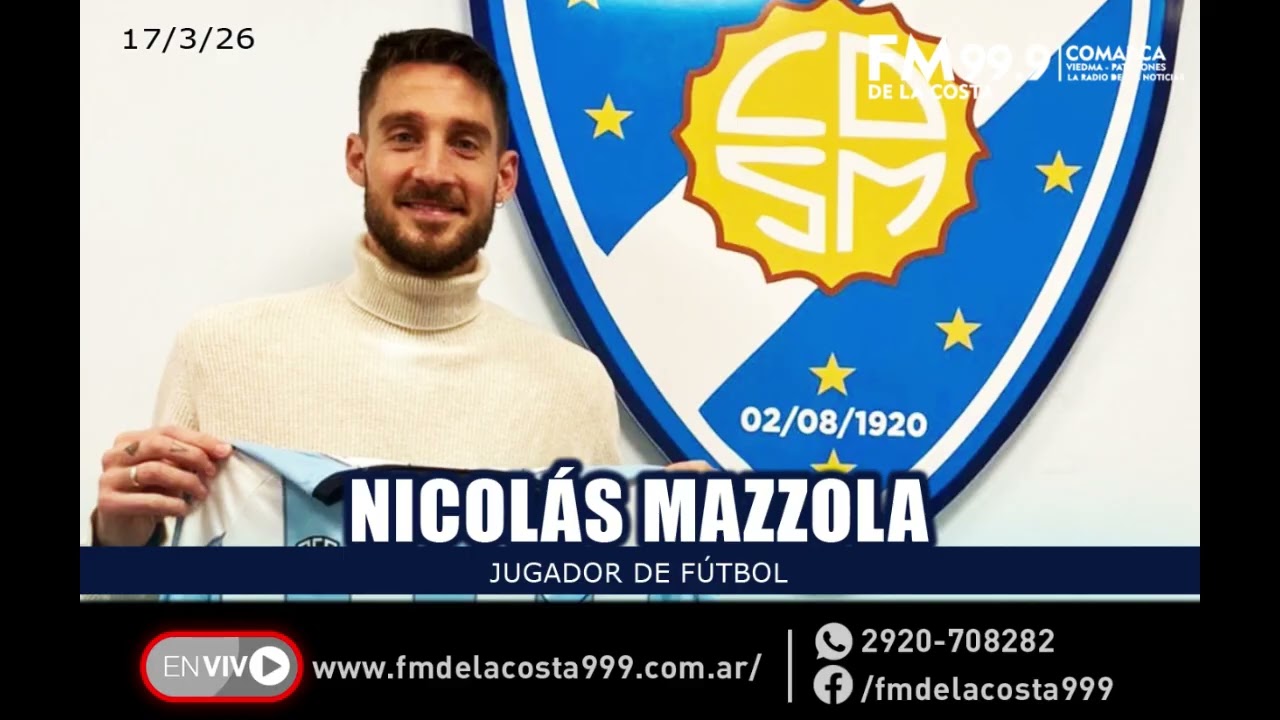 Nicolás Mazzola - FM DE LA COSTA 99.9 - 17/3/26