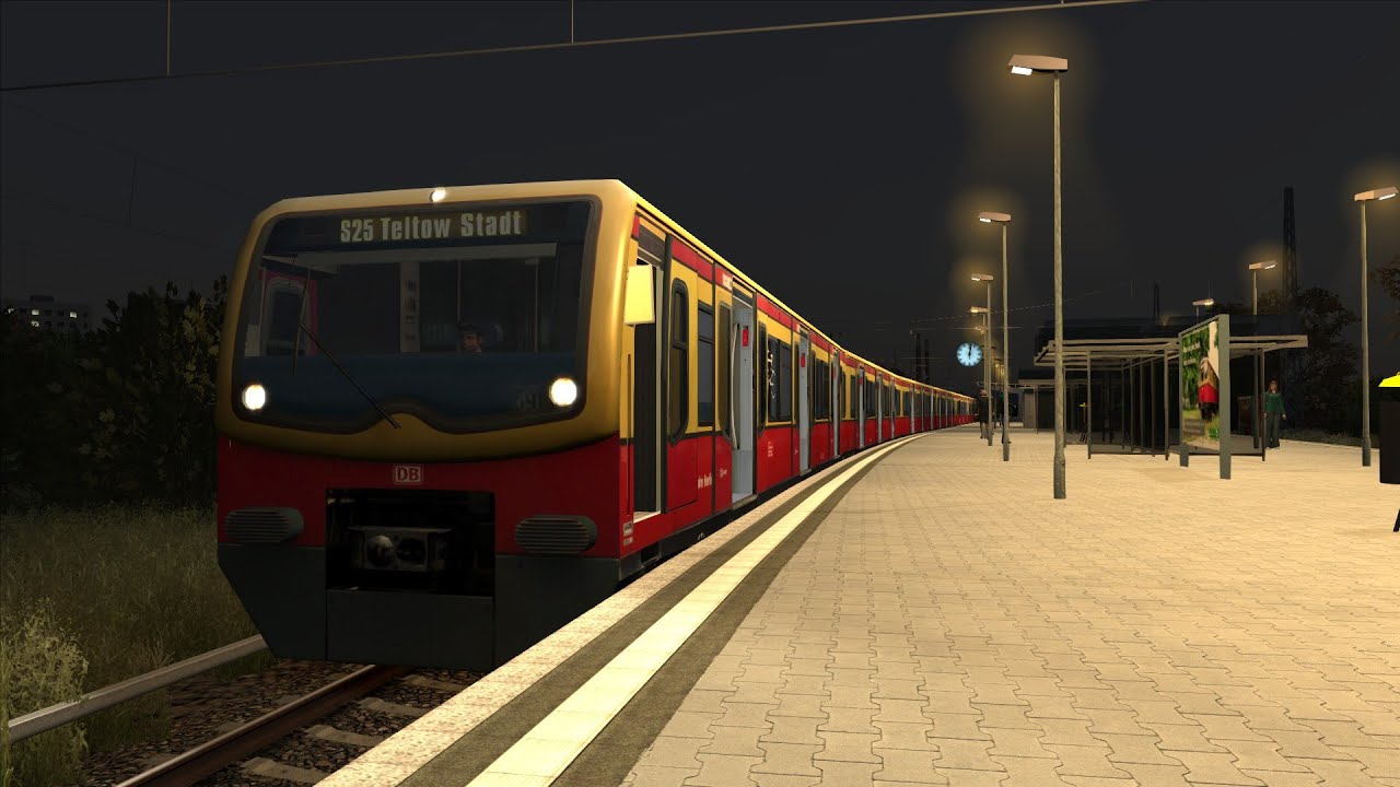 Mit der S25 von Hennigsdorf nach Teltow Stadt| Train Simulator | Add-On Mitten durch Berlin |  BR481