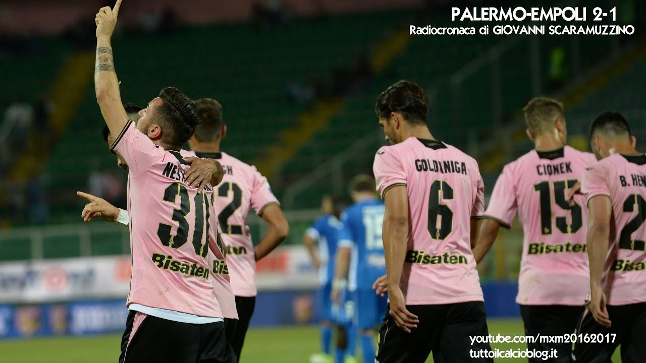 PALERMO-EMPOLI 2-1 - Radiocronaca di Giovanni Scaramuzzino (28/5/2017) da Rai Radio 1