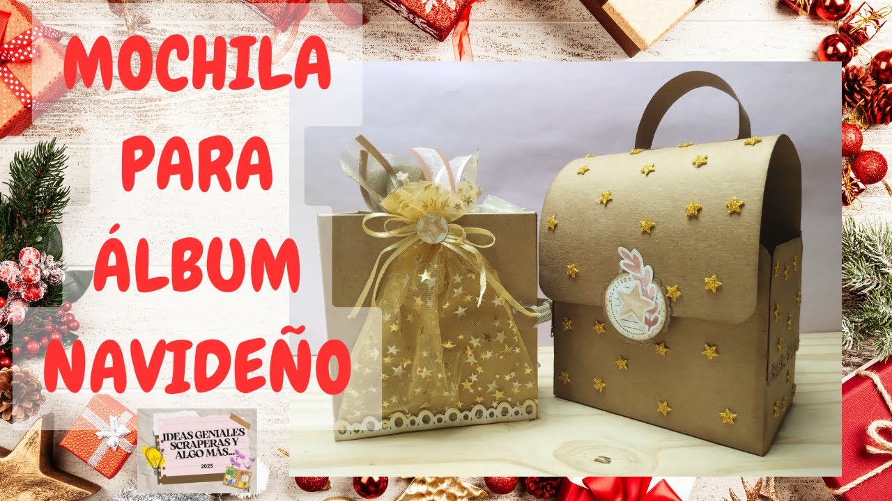 MOCHILA PARA ÁLBUM NAVIDEÑO
