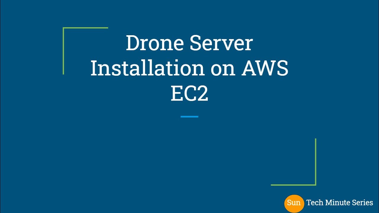 Drone Server Installation on AWS EC2 Instance