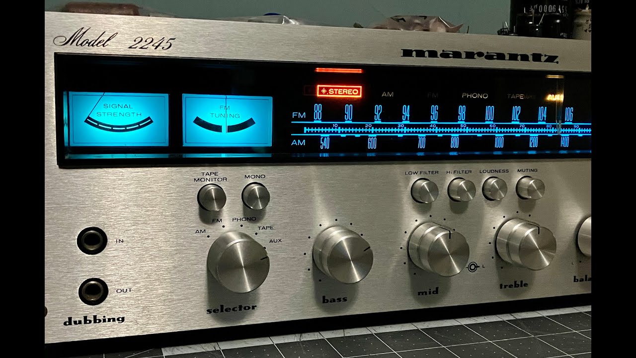 Инструкция по замене лампы и установке новой набивной лампы на Marantz 2245.