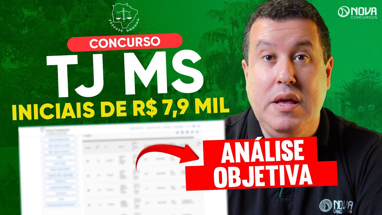Concurso TJMS 2025: An&aacute;lise do Edital + Como se Preparar 🚀