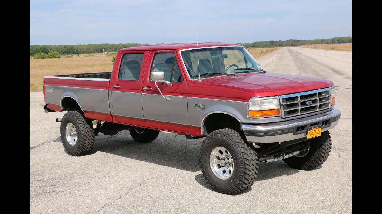 SOLD - LIFTED 1997 Ford F350 Crew Cab For Sale~7.3L Diesel~New 6