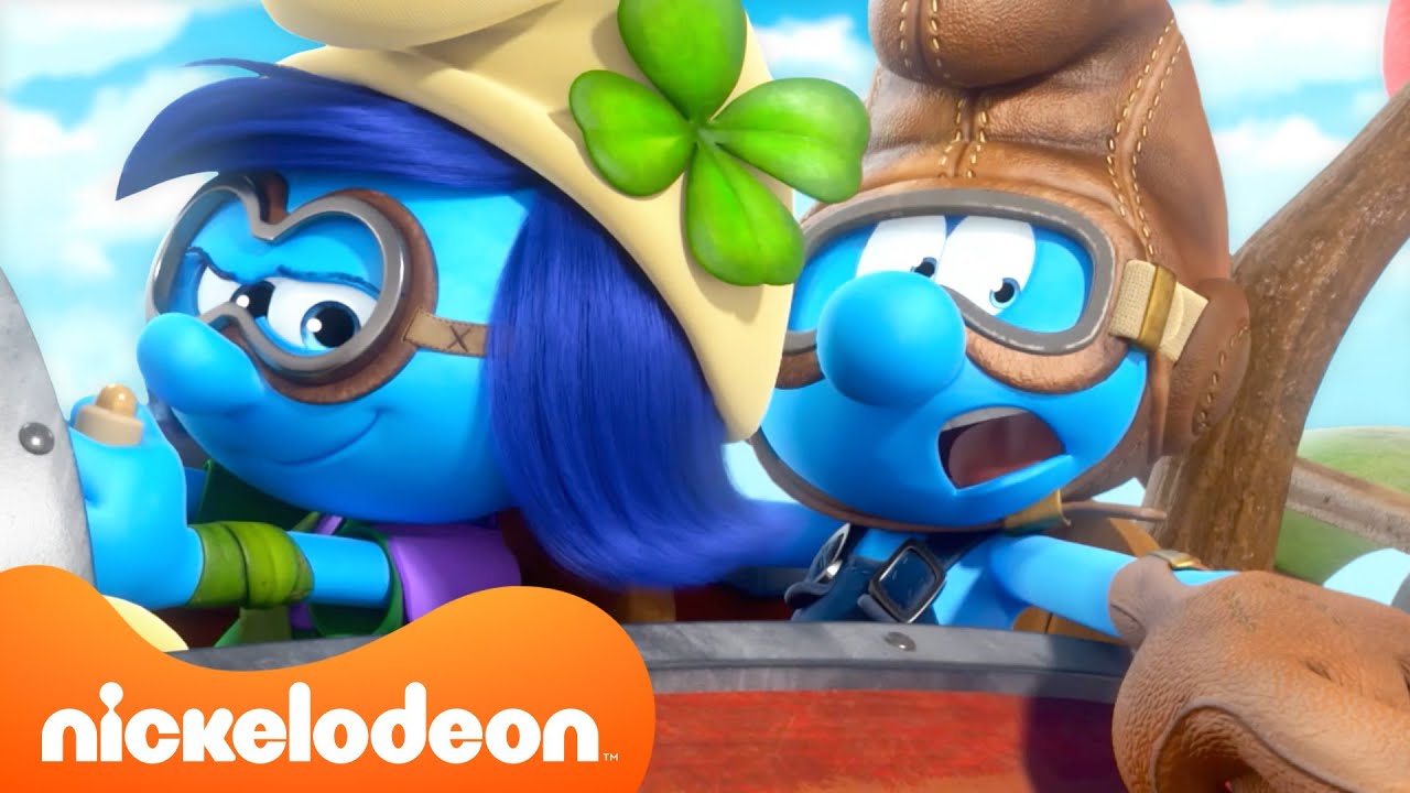 Smerfy | Smerfy jadą w stylu przez 60 minut 🚲💨 | Nickelodeon Polska