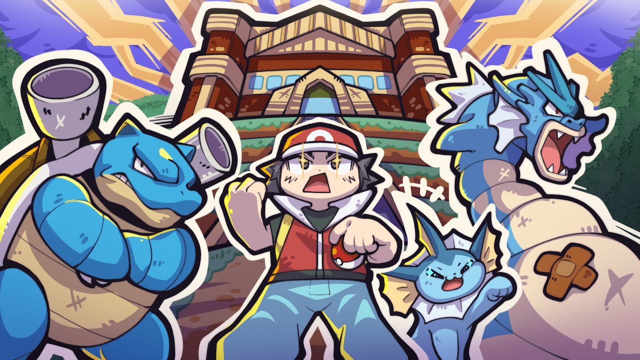 Можно ли победить Pokemon Fire Red, используя ТОЛЬКО покемонов водного типа? (Хардкорный Назлок)