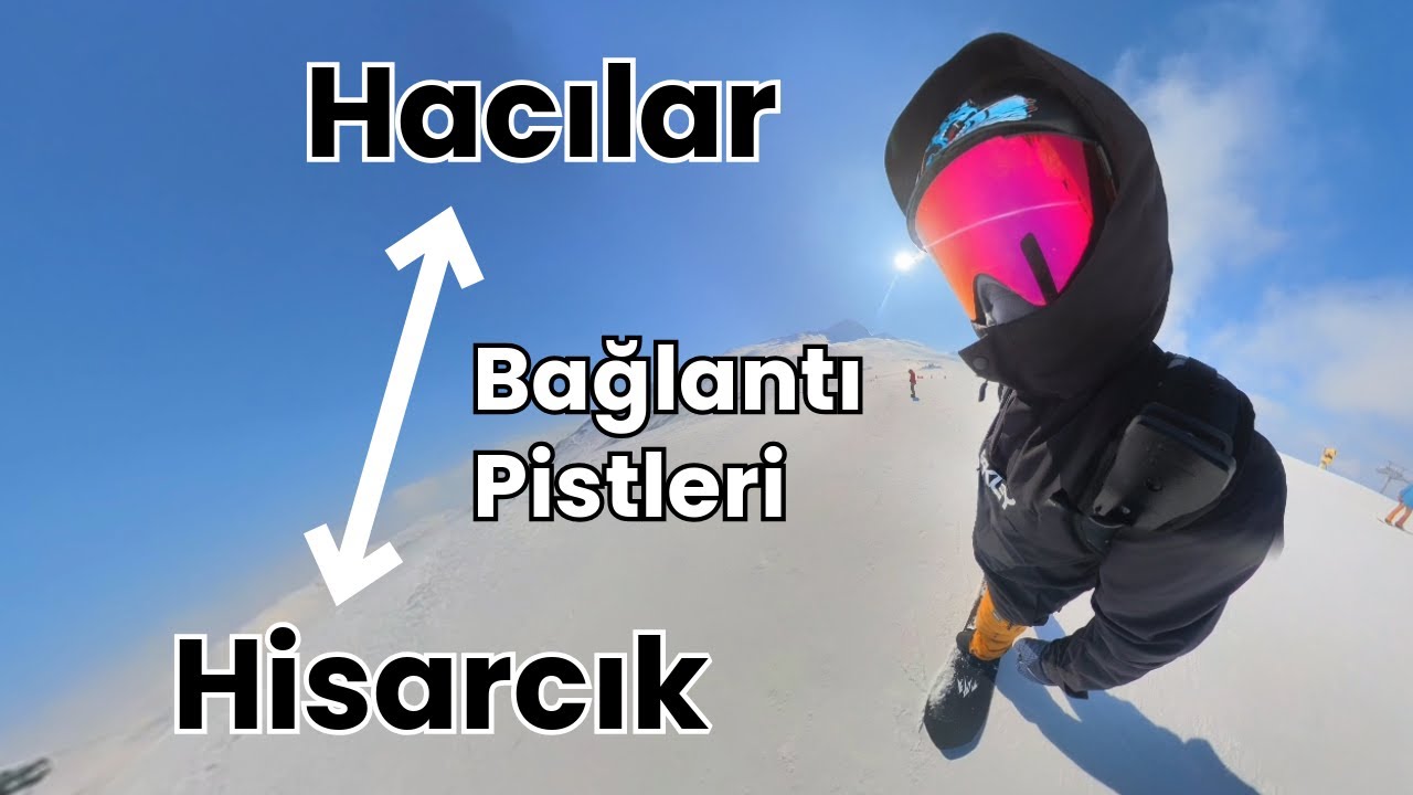 Erciyes Hisarcık - Hacılar Gidiş & Dönüş Snowboard Rotası | En İdeal Güzergah ve Püf Noktaları ❄️🏂