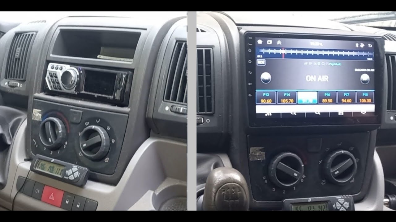 установка магнитолы на пежо боксер