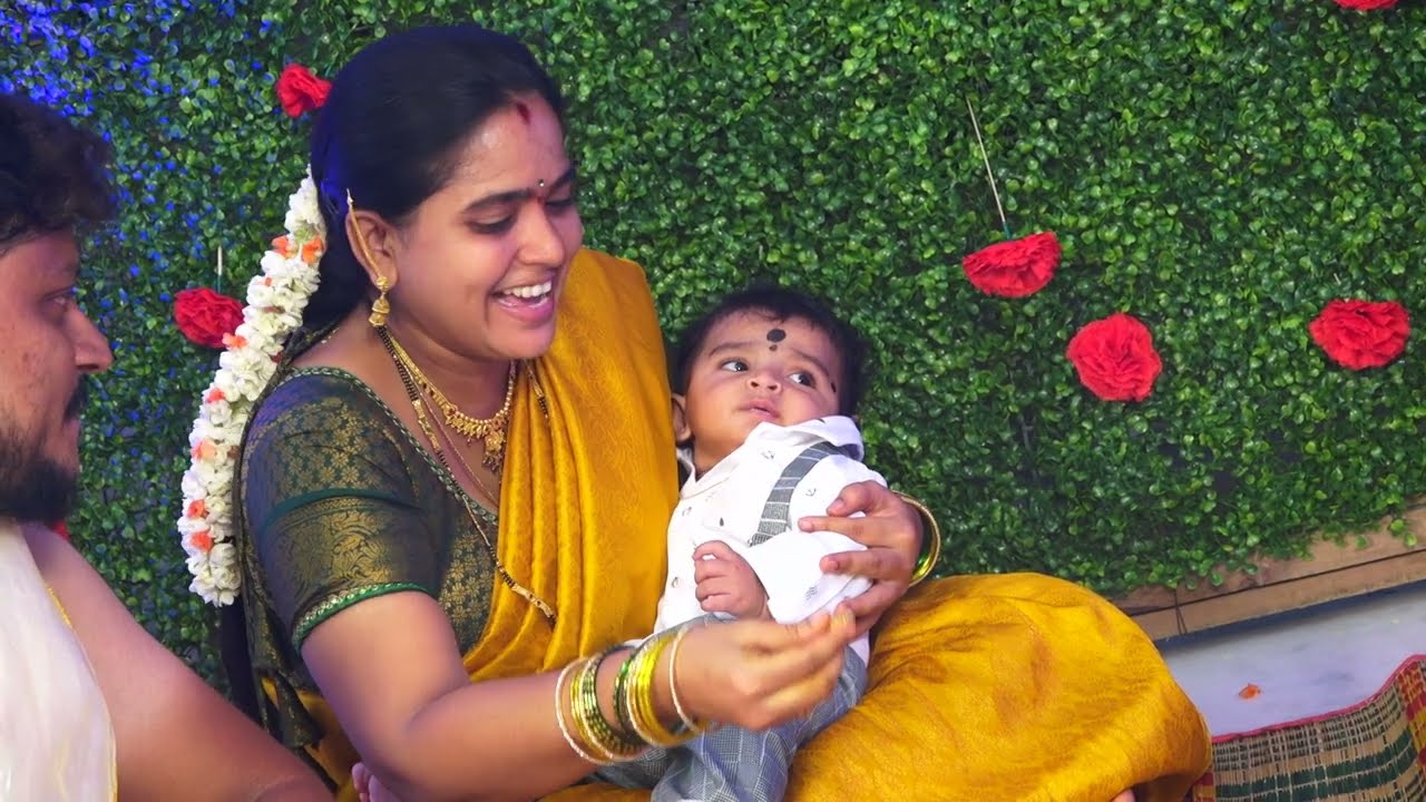 Mokshith Ram's First rice celebrations