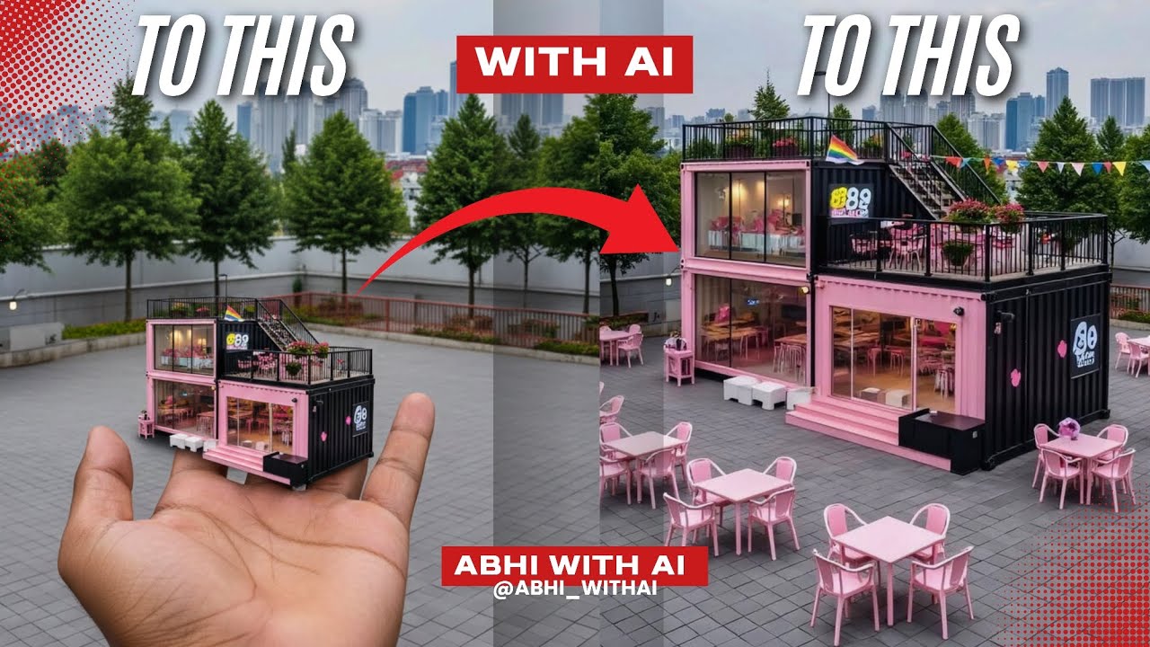 हाथ पर दुकान वाला🥳 Viral AI Video || Step-by-Step Tutorial