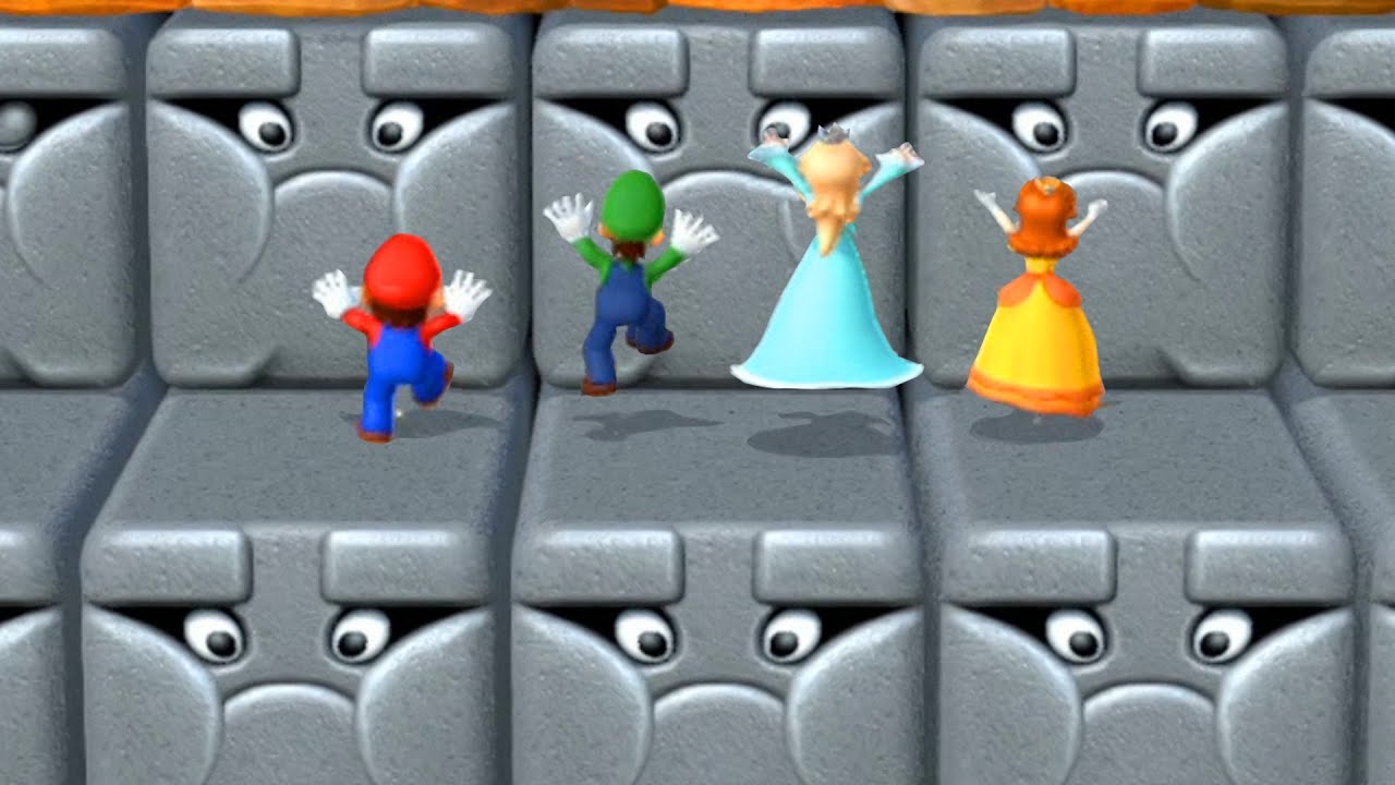Mario Party 10 Minigames - Mario Vs Luigi Vs Rosalina Vs Daisy (Master CPU)