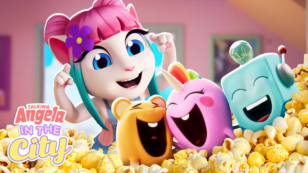 Angela & The Pets 😁💕 Talking Angela: In The City Cartoon Collection
