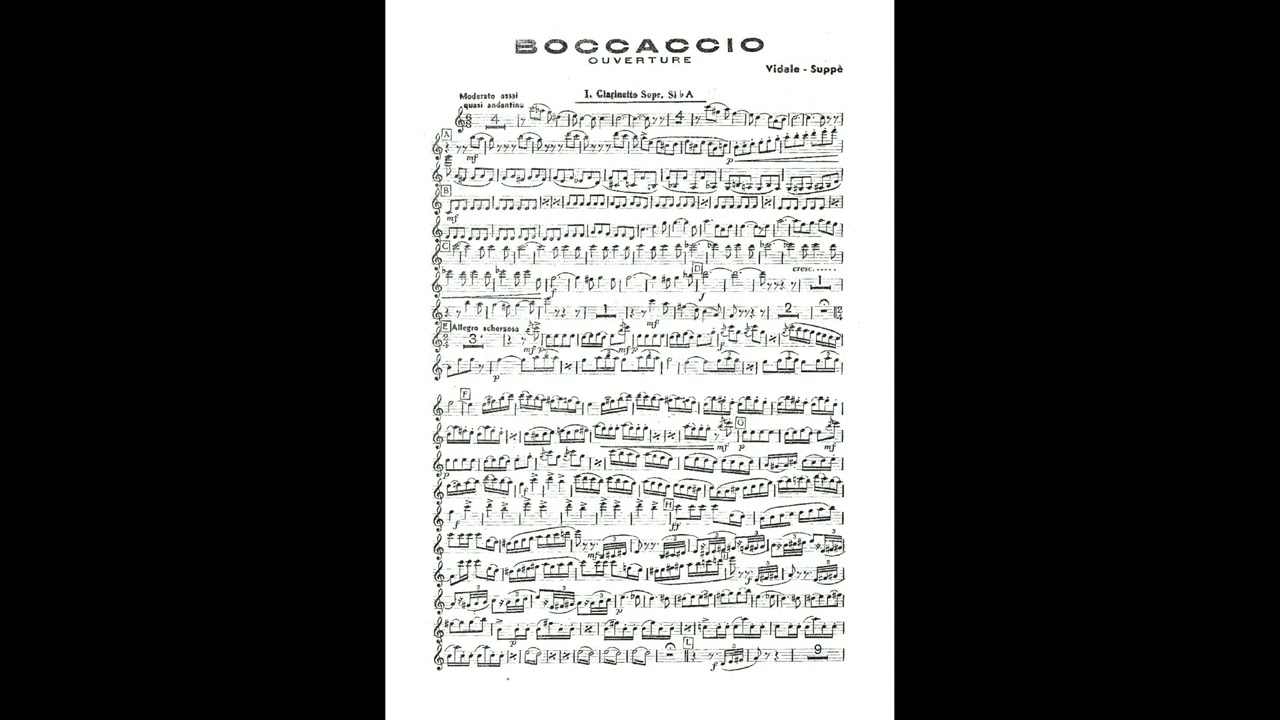 Boccacio Overture Franz von Suppé arr Concert Band