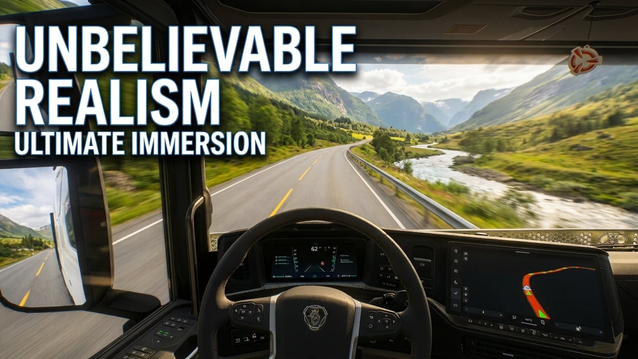 770HP Scania S | Alta to Andenes 🇳🇴 | Realcam Snowymoon and Reshade | ETS2 Mountain POV