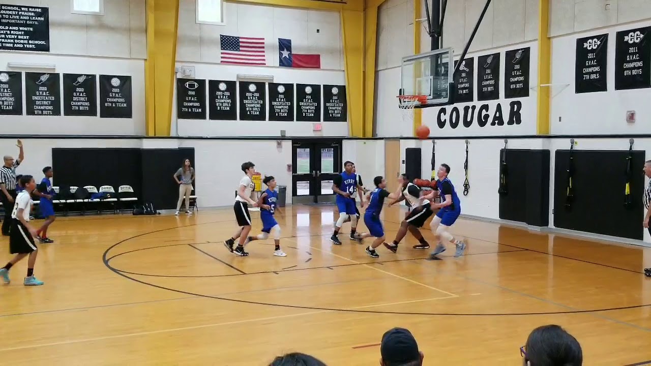 Dobie Jr. High School vs Kirby Middle School (2019) basketball
