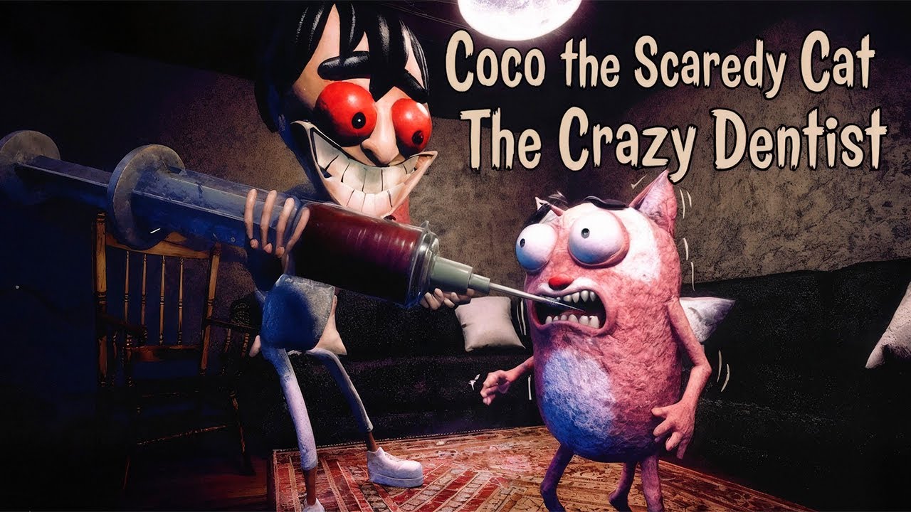 Coco the Scaredy Cat - CRAZY DENTIST! Full Walkthrough + Ending