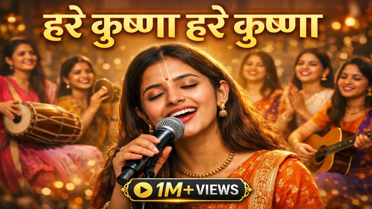Hare Krishna Hare Rama | Powerful Maha Mantra Chanting | Krishna Devotional Song