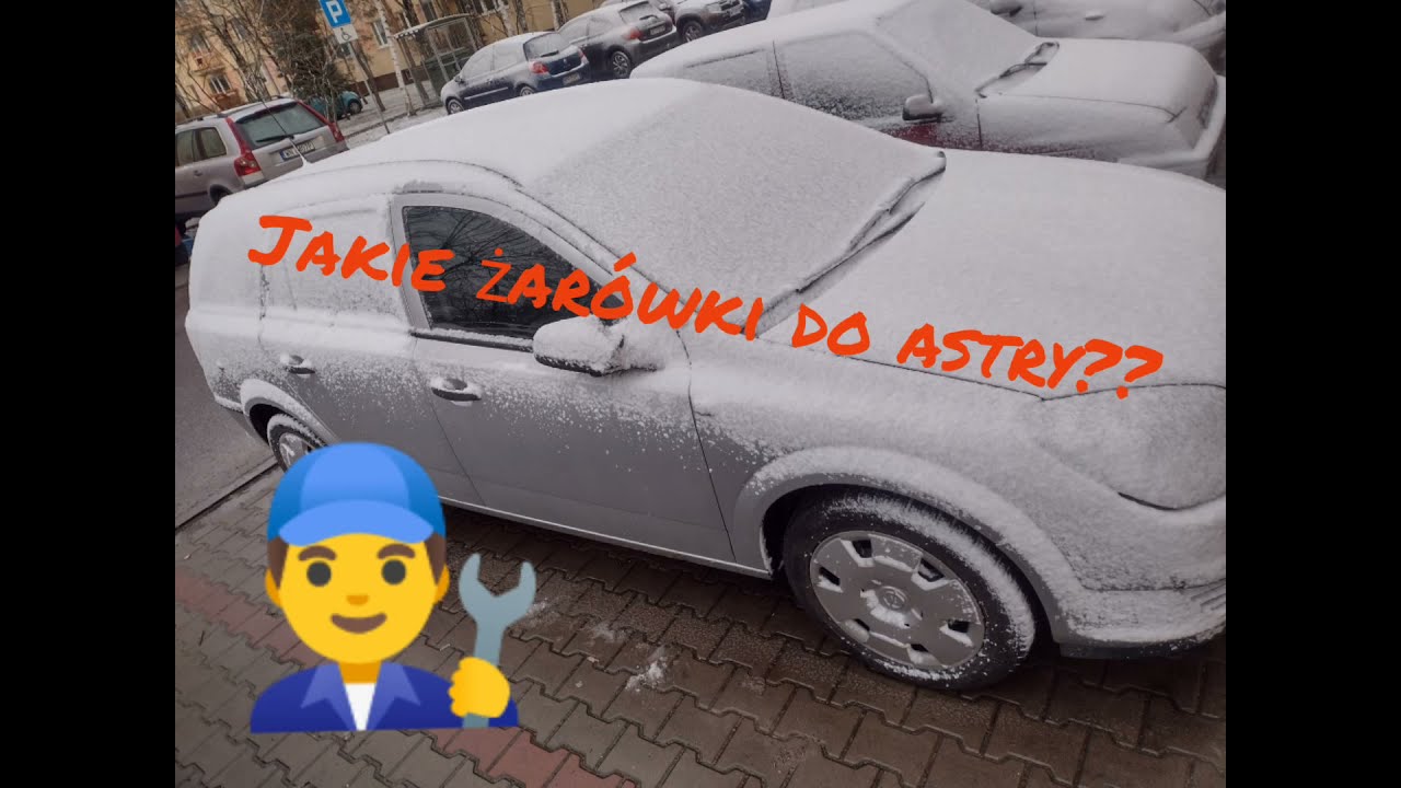 Wymiana żarówek świateł mijania Opel Astra h
