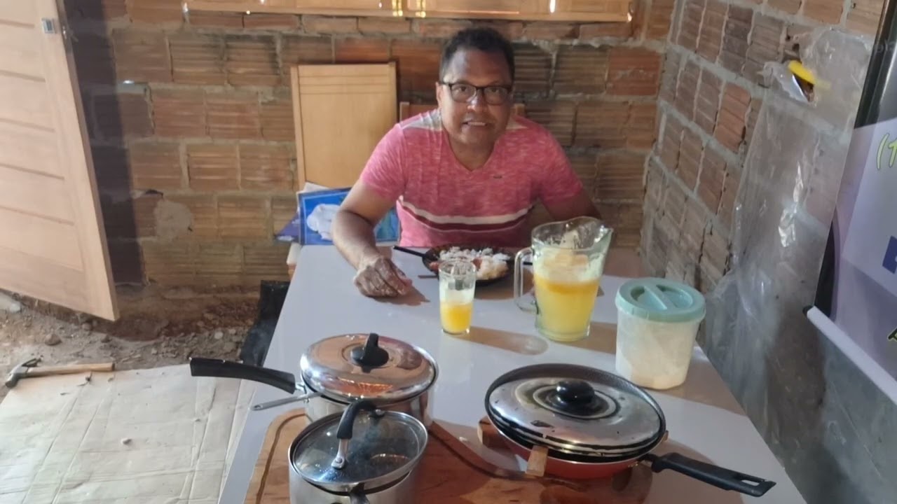 CHEGOU O MEU FOGÃO E FIZ LOGO O ALMOÇO...