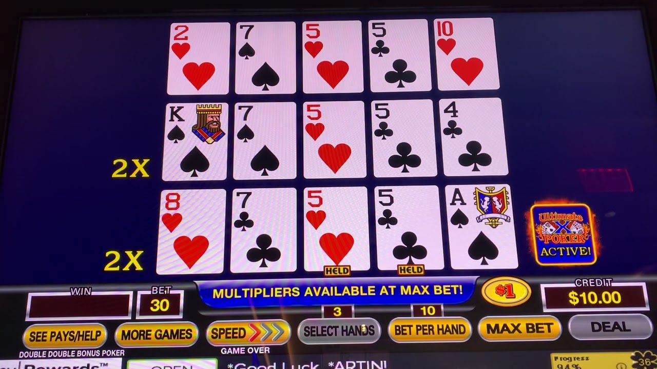 High limit video poker