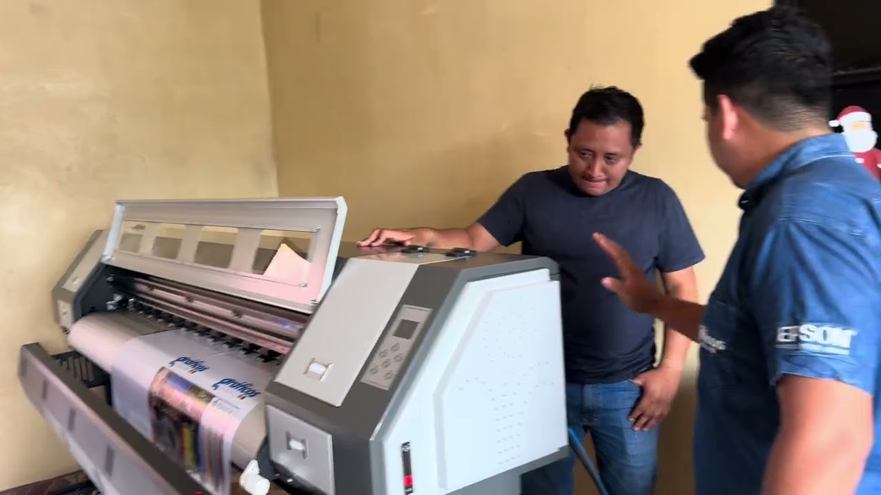 Plotter Senyag XP600 Ecosolvente 🚀 Configuración y Primera Impresión de Tarjetas | Parte 2