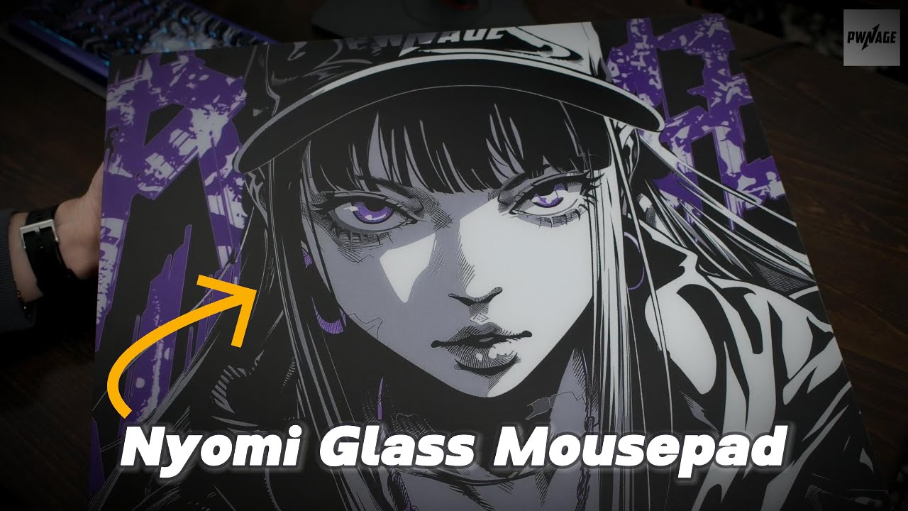 Pwnage Nyomi Glass Mouse Pad