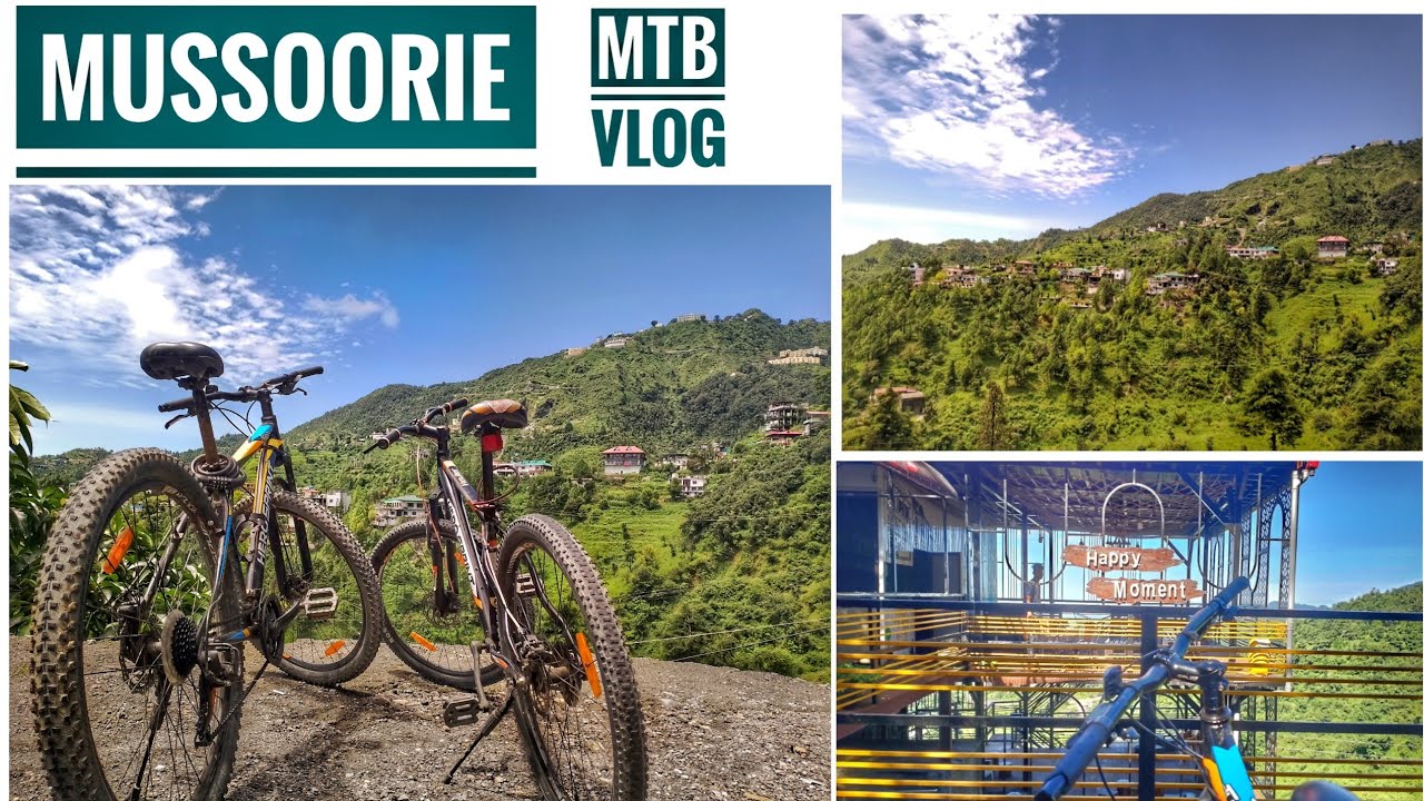 Mussoorie - cycle se mussoorie chale gye 😮!! MTB uttarakhand vloggers !! Dehradun !!