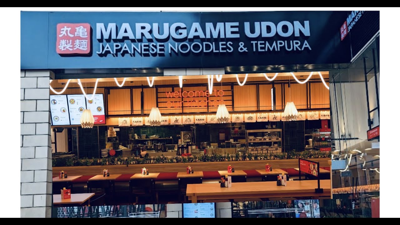 Marugame udon 🍜 Japanese noodles & tempura 🍤 new Japanese restaurant in reading town😁but I ate …???🤣