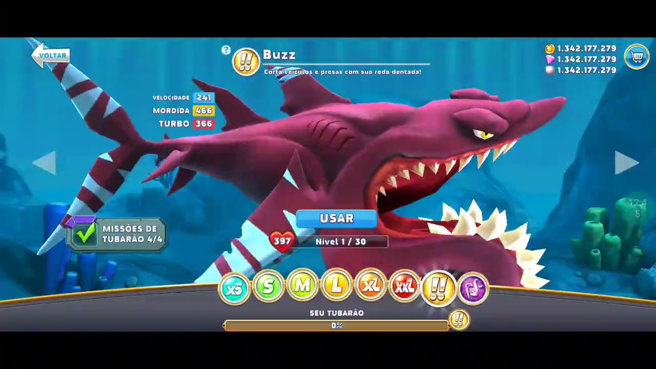 Desbloqueando rungry shark word 