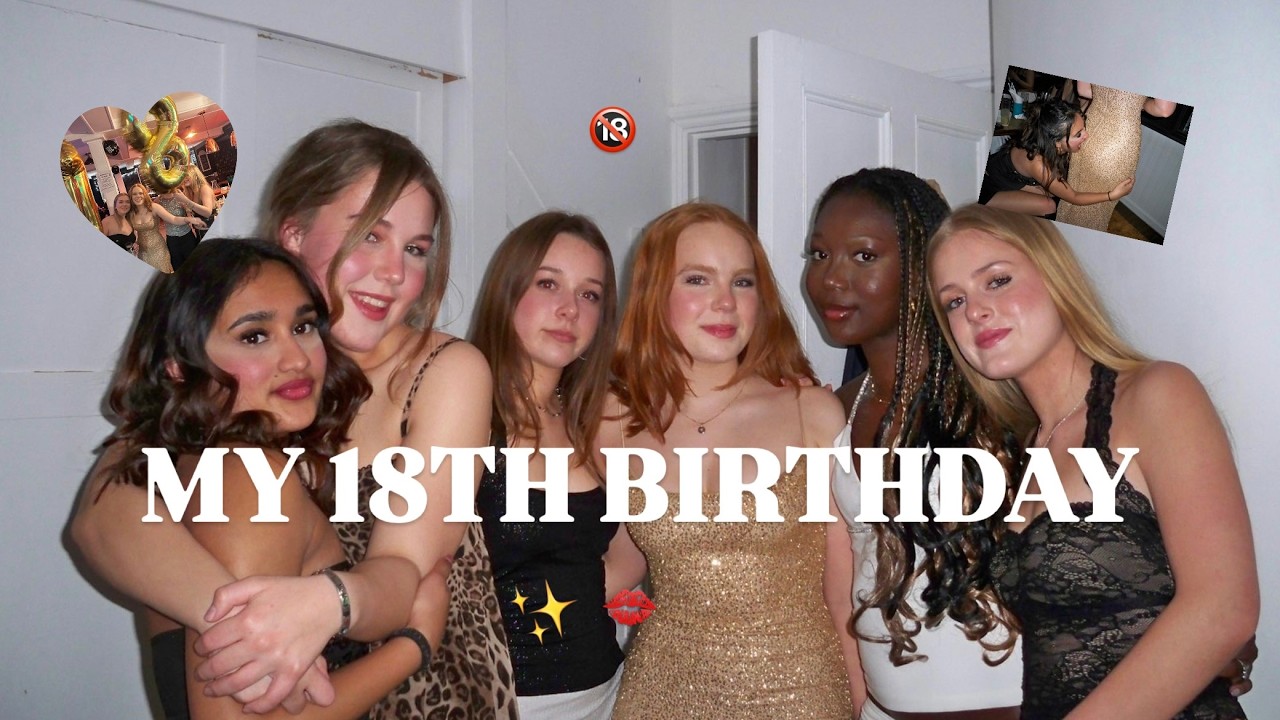 18th birthday party vlog!! + spending my birthday at school