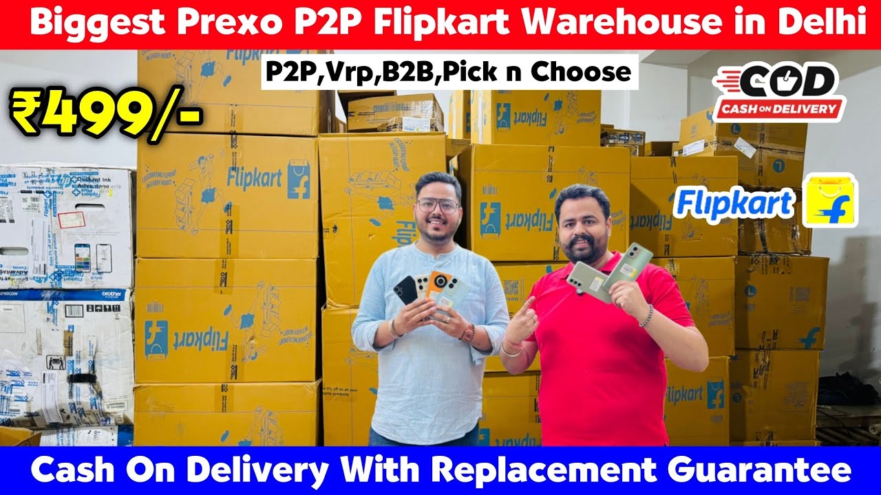 Biggest Flipkart Warehouse in Delhi| P2P, Prexo,Vrp All Available| Only ₹499 | Dl84vlogs 