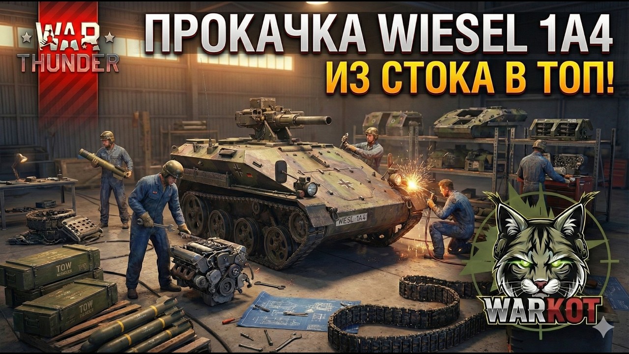 Wiesel 1A4. ИЗ СТОКА В ТОП