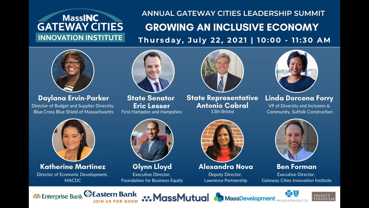 MassINC's Annual Gateway Cities Leadership Summit: Growing an Inclusive Economy