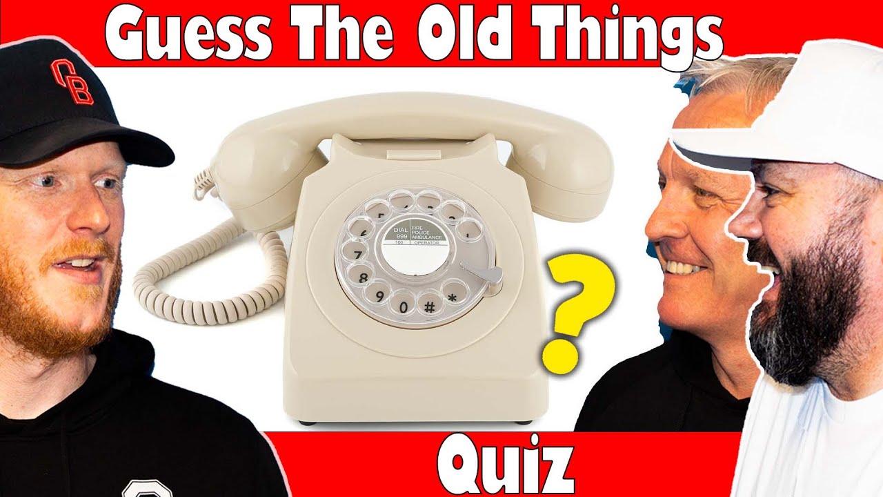 Can You Identify These Old Things? QUIZ | OFFICE BLOKES REACT!!