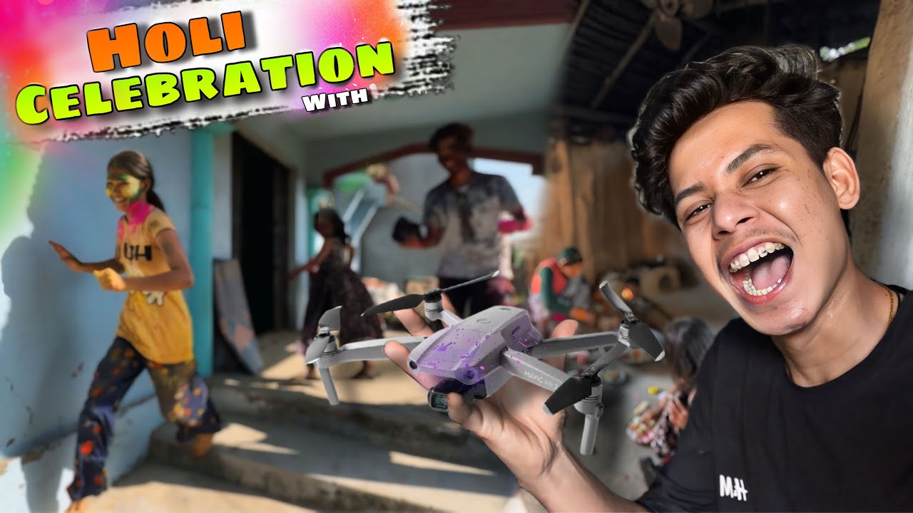 Happy Holi Celebration With 😅