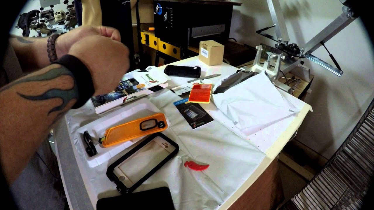 Iphone 5s Red Pepper Water proof case unboxing and install
