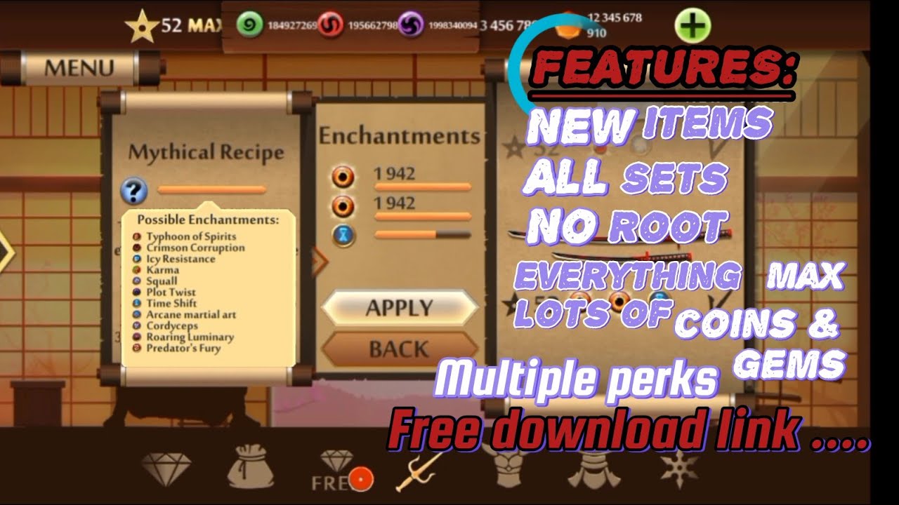 Shadow fight 2 latest version 2.41.9 I Underworld working[Not compitable for Android 15 & higher]