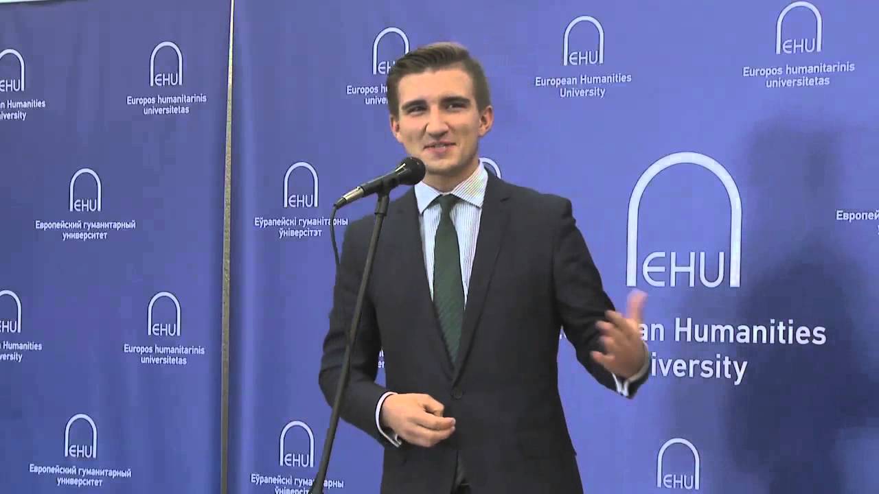 EHU Academic Year Opening: Welcome Remarks to Students by EHU Alumnus Maksimas Milta (2014)