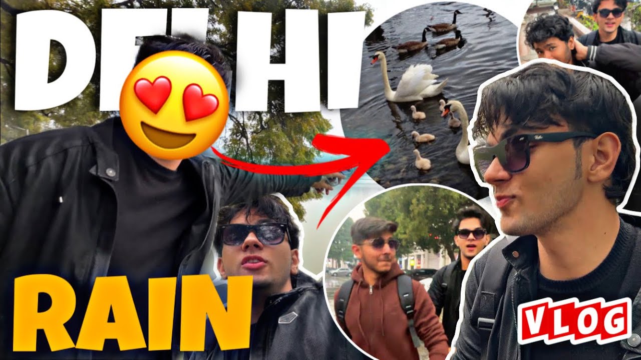 Delhi’s 2026 First Rain 😍 | Beauiful Lake View 🤌🏻 | Vlog 