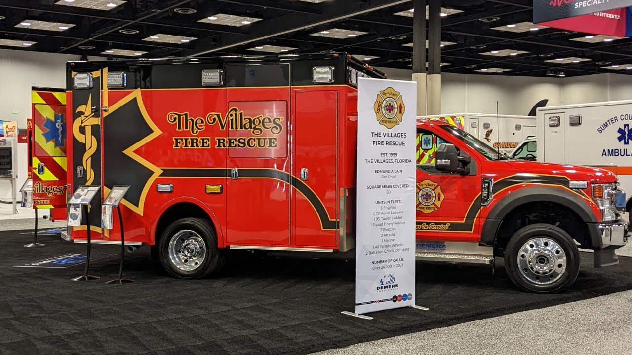 Demers MXP 150 Ambulance on Display at FDIC 2022
