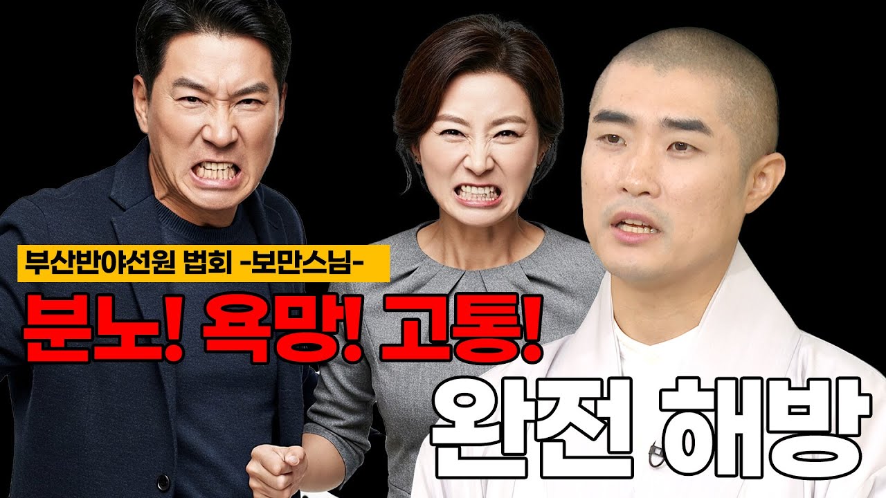 [#보만스님] 🤬분노 폭발 직전🤬? 보만스님의 [즉효] 마음 안정 특급 처방!  (부산 반야선원 법회)