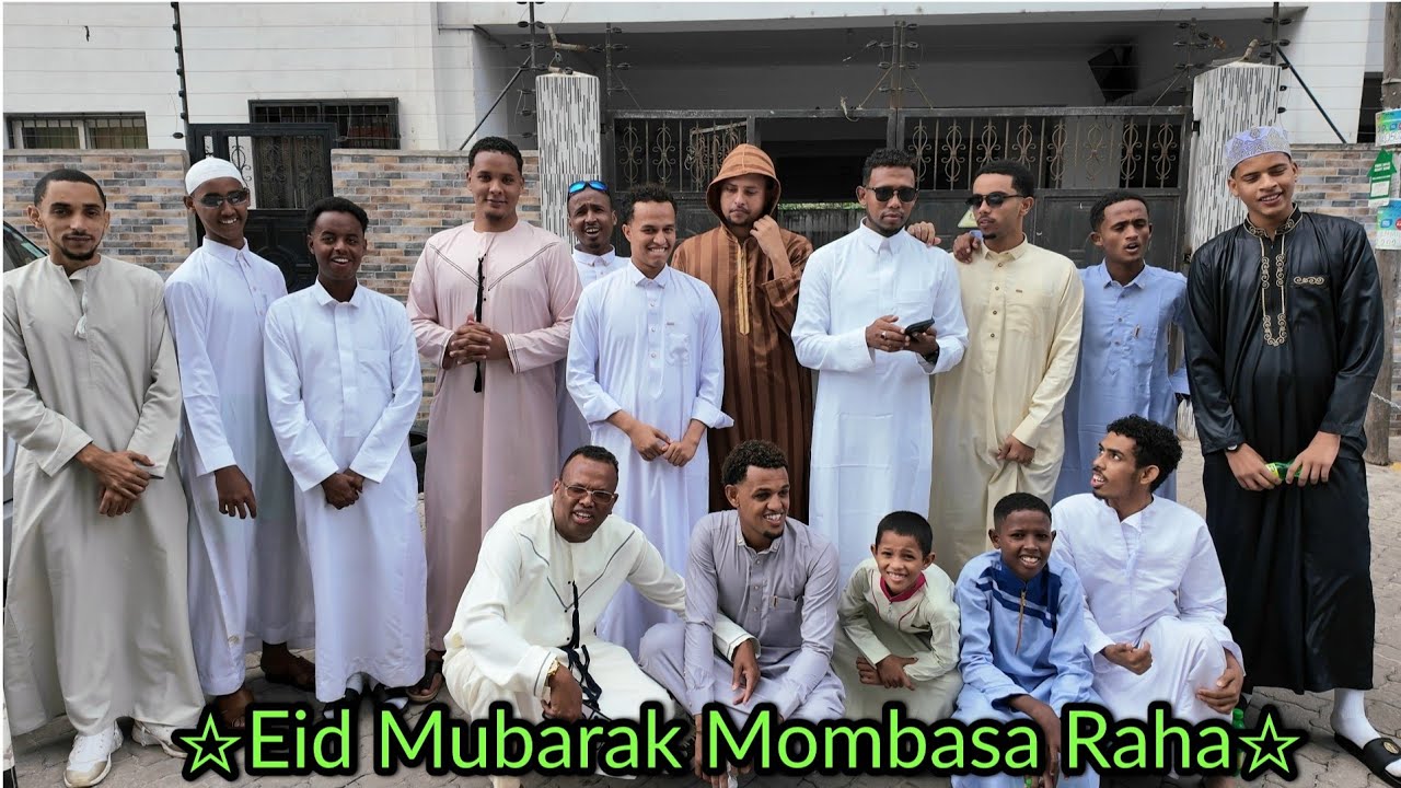 Eid Mubarak Asxabta Dhamaan.  From Mombasa🇰🇪 Tonanoka Magengo Village 🥰