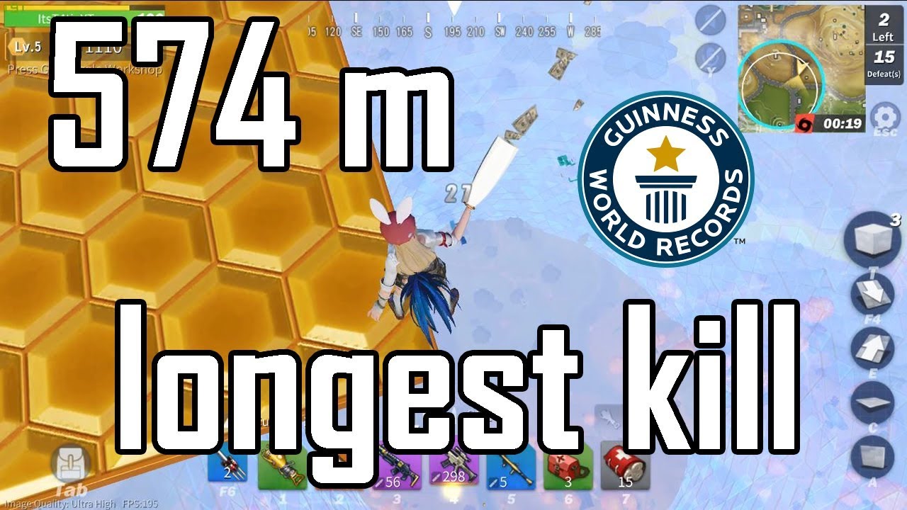 Longest Kill 574m in Creative destruction - WORLD RECORD