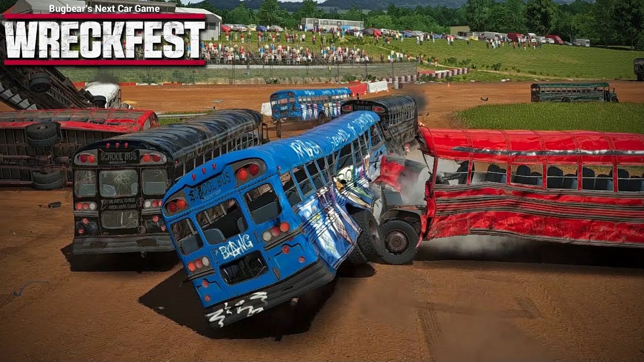 Wreckfest - Episode 31 - School Bus Figure 8 w/Jeff