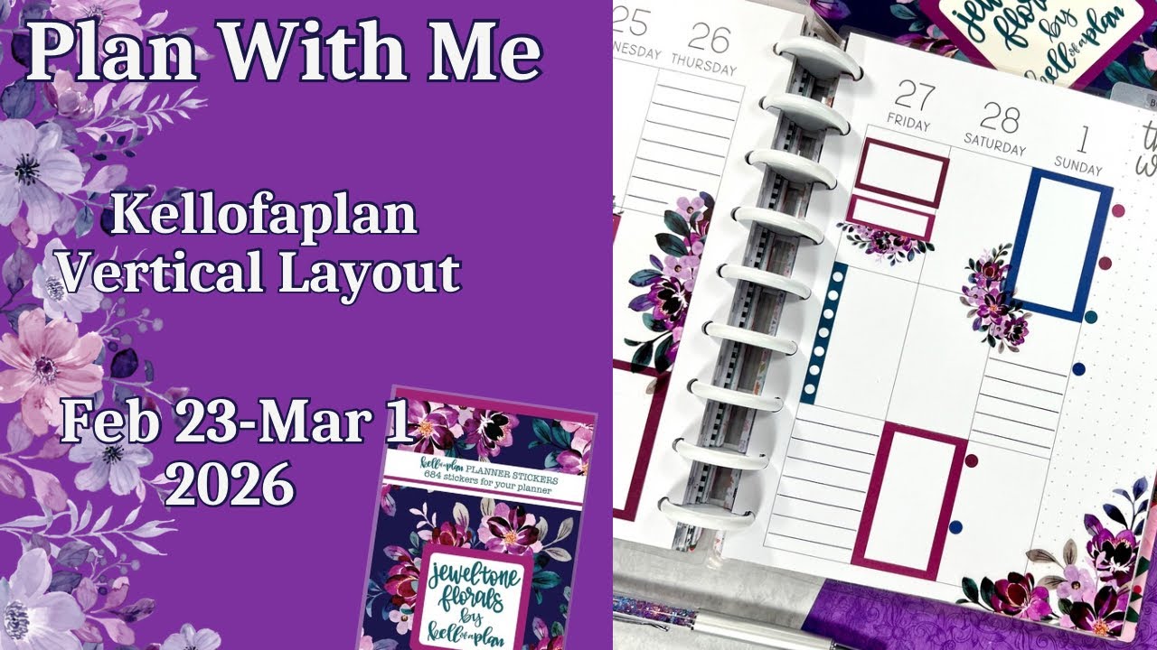 ВЕРТИКАЛЬНАЯ ПЛАНИРОВКА СО МНОЙ | 23 ФЕВРАЛЯ - 1 МАРТА | CATCHALL | KELLOFAPLAN PLANNER | FRANKEN...