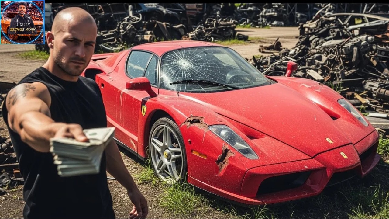 i restore Red Ferrari ON $300 Now its brand NEW!!