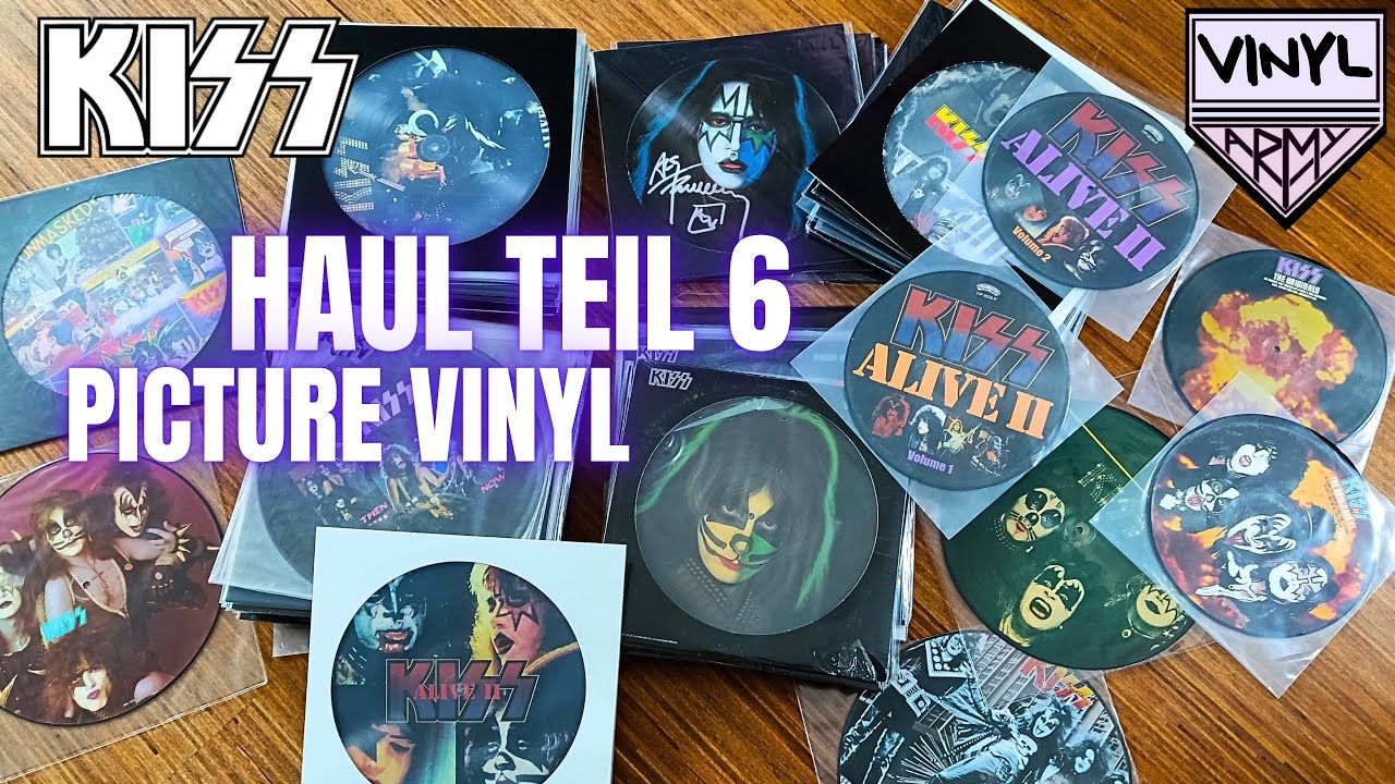 KISS Vinyl Haul Teil 6 | Picture Disc Schallplatten | Selten, super selten, extrem selten | Sammlung