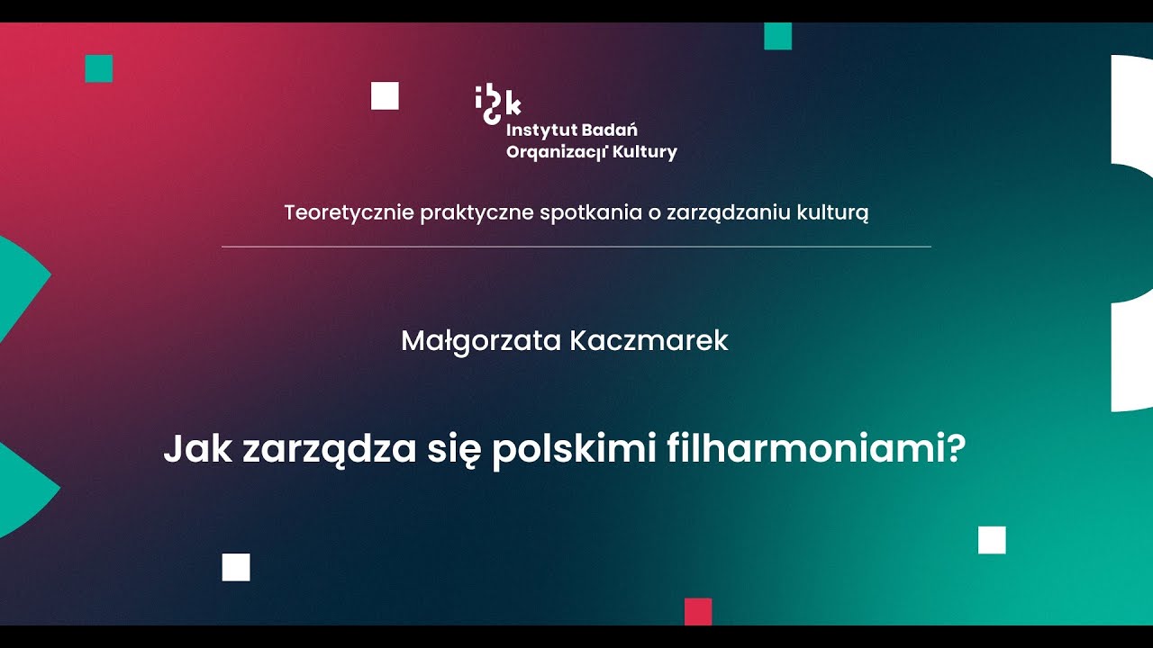 Jak zarządza się polskimi filharmoniami?